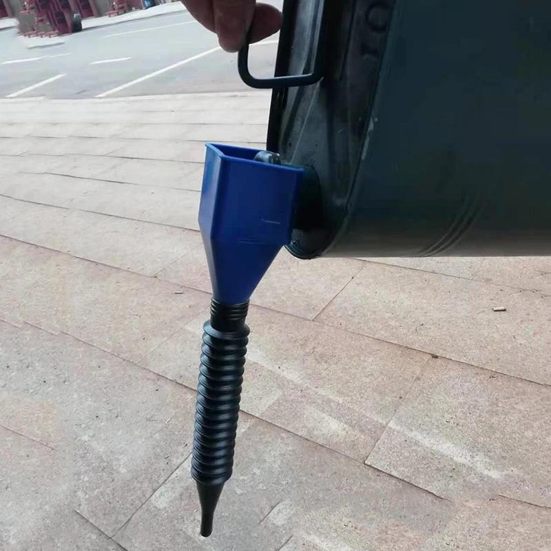 Car Motorcycle Oil Filter Funnel Auto Refueling Engine Oil Funnel Filter Plastic Fluid Change Filling Transfer Tool