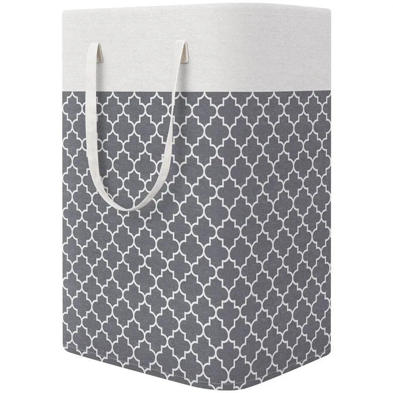 New Waterproof Fabric Laundry Basket Simple Clothes Sundries Storage Box Foldable Bag Large Capacity Laundry Basket
