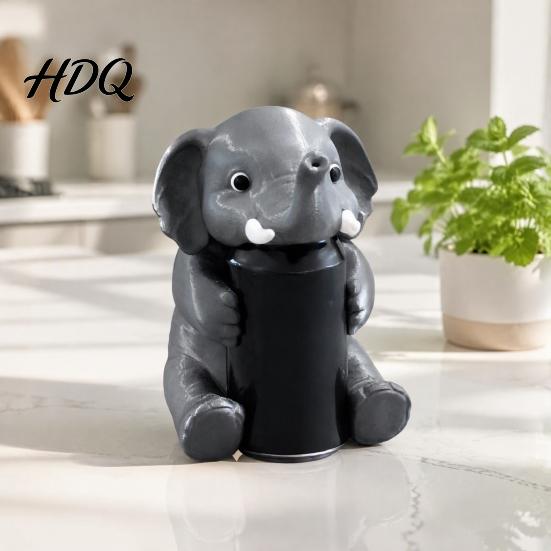 Soda Can Accessories Dinosaur Hippo Frog Elephant Protector Lid 3D Printed Cute Animal Beverage Lids Cover Dust Proof Carbonation Preserving Top Cap