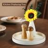Genuine Leather Round Storage Organizers Tray Ideal For Jewelry Keys And Small Items In Any Room