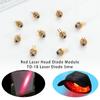 1/2/5/10pcs 5mw 650nm 2.2V 5MW DIY Lab Diode Module Burning Infrared TO-18 Laser Diode Red Laser Head