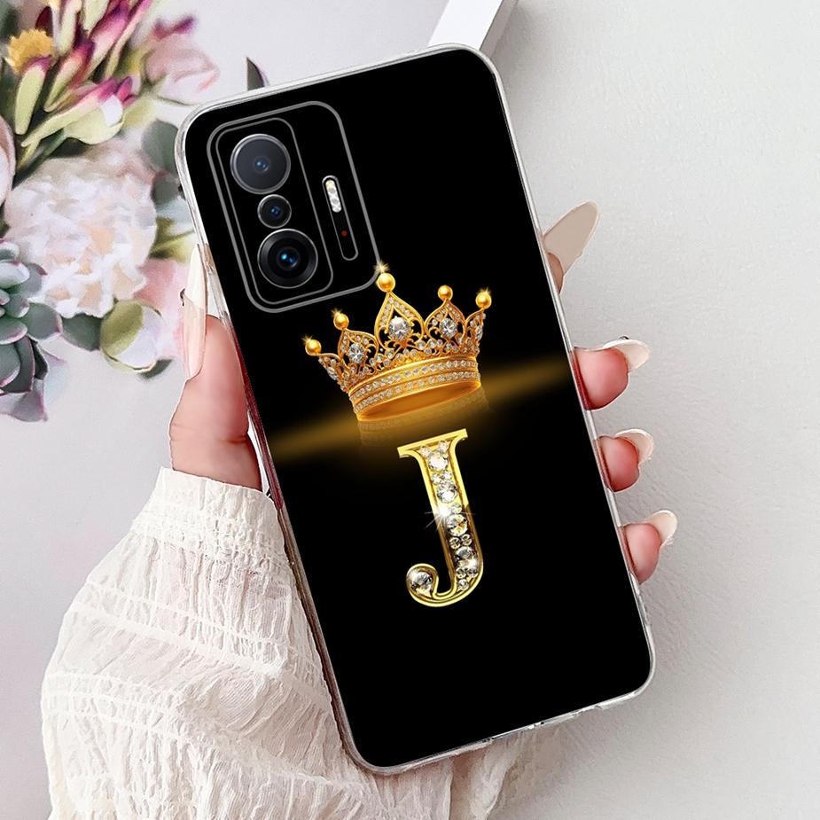 For Xiaomi 11T Pro Case Luxury Fashion Letters Cover Clear Silicone Phone Case For Xiaomi Mi 11T Pro Mi11T 5G Soft Fundas Bumper