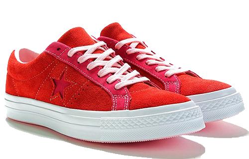 One Star Converse Low 'Enamel Red' 161613C