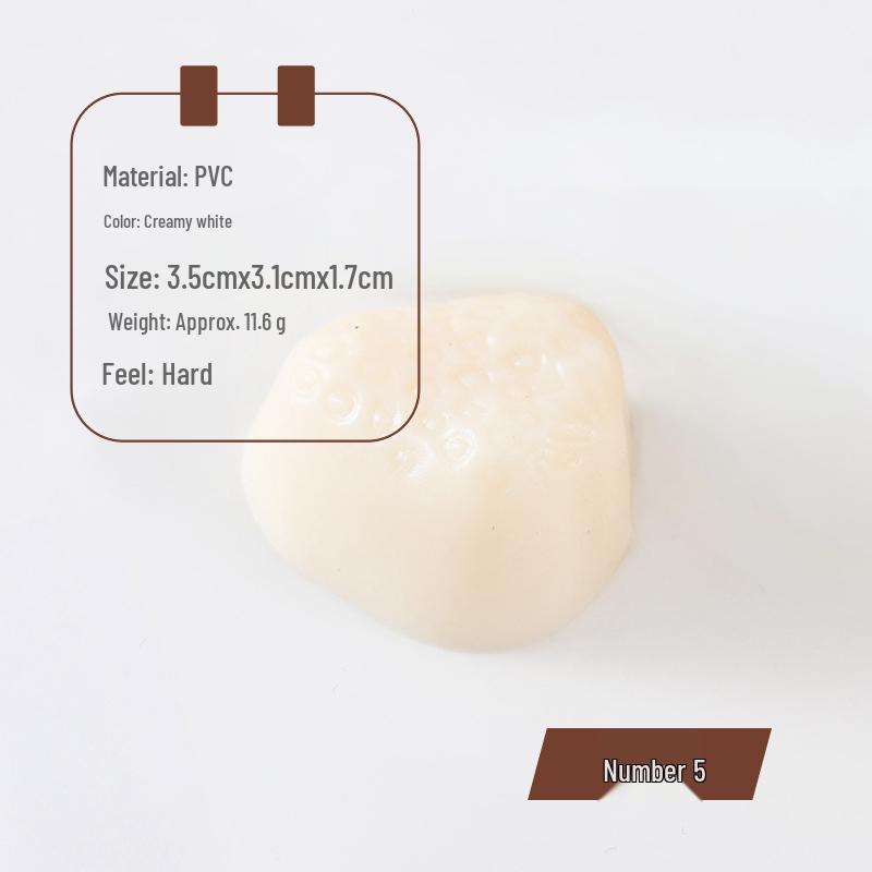 PVC Chocolate Model Props for Dessert Shop and Photography Display