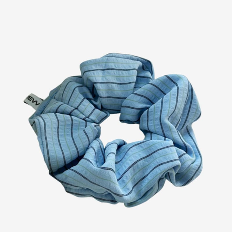 

quartevv резинка-скранчи в полоску Daylin - небесно-голубой Sky Blue