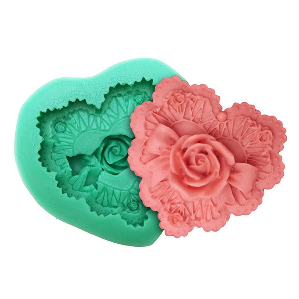 Valentines Theme Silicone Mold for Candle Soap Making Epoxy Resin Silicone Molds Fondant Silicone Molds for Candy Baking
