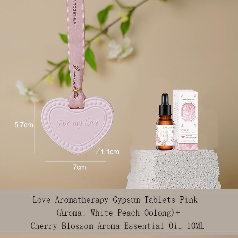 1Pc Car Hanging Perfume Aromatherapy Gypsum Home Air Freshener Rearview Mirror Pendant Car Accessories Interior Decoration Woman