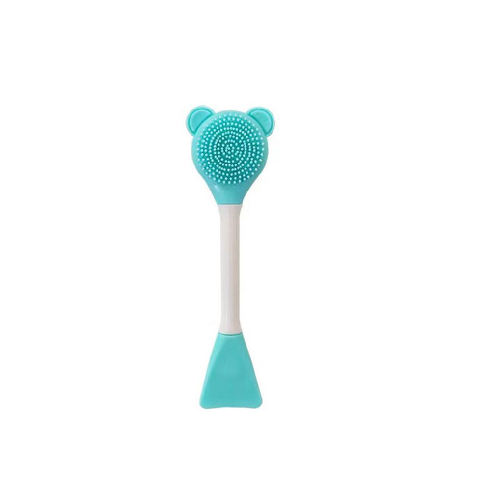 Cleansing Brush 2 In 1 Silicone Mask Brush And Facial Cleaning Brush Are Used For Exfoliation, Massage, Makeup Removal Skin Care
