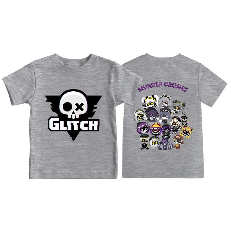 Anime MURDER DRONES Uzi And N Tshirts Cartoon Short Sleeve Tops pure Cotton Oneck Tees Murder Drones Unisex and Women T Shirts M