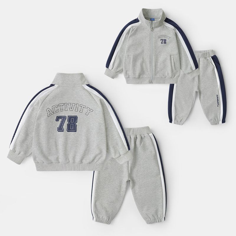 Right European Style Boys' Suit, 2025 Spring New Collection, Preppy Style Spring Outfit, Casual Children's Clothing, Baby and Kids Spring Fashion