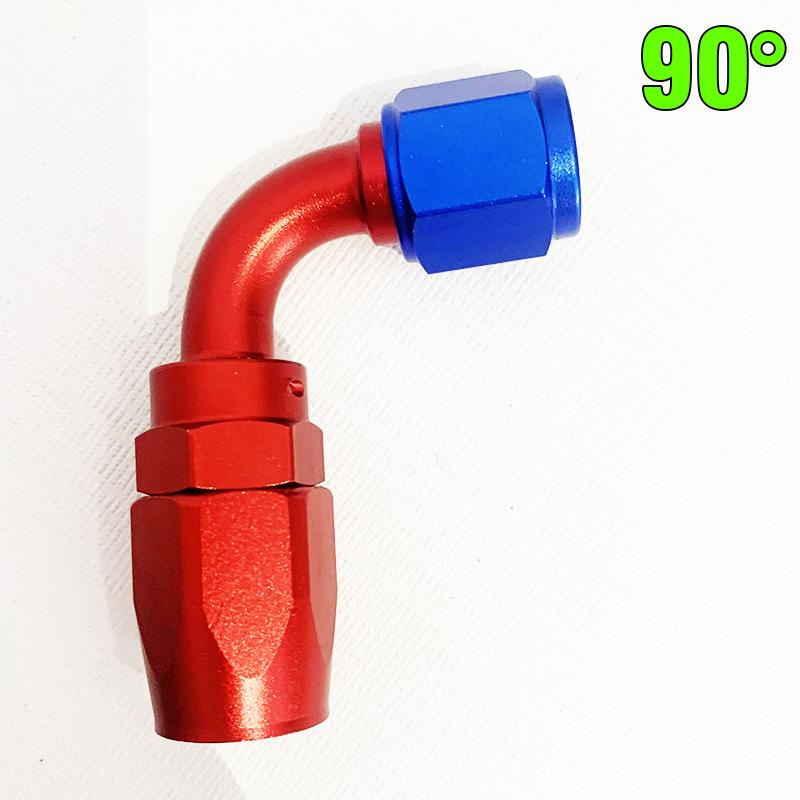 CEP Rubber Hose Nylon Braided Fuel Hose Rotary Joint Connection Adapter Kit AN4 AN6 AN8 AN10 AN12 Hose End Fittings