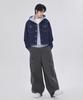 Glw Non-Faded Crop Denim Jacket Indigo Blue