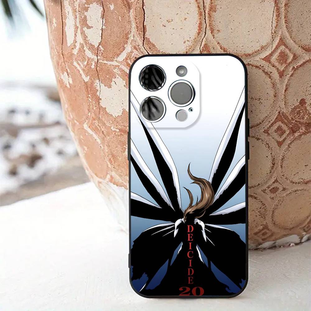 1pc Anime A-Aizen SousukeS B-BLEACH Phone Case Silicone Soft For IPhone 16 15 14 13 12 11 X XR Plus Pro Max Plus