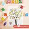 24-Color Children's Finger Painting Inkpad Set - Includes Stamp Pad, Handprint/Fingerprint Palette for Kindergarten