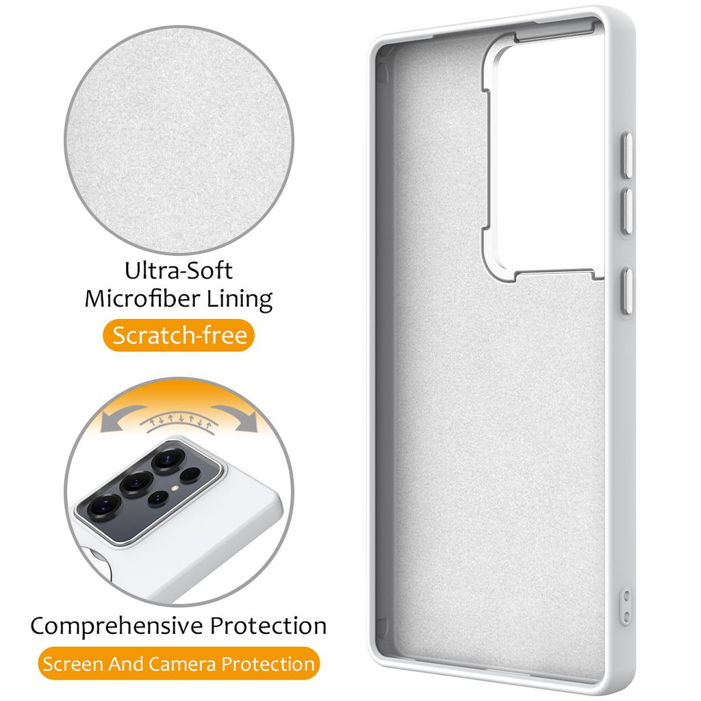 For Samsung Galaxy S24 Ultra Magnetic Case Rotating Ring Kickstand TPU + PC Back Cover