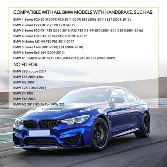 Front Handbrake Brake Handle Cover Carbon Fit Fiber F21 BMW F20 F22 F23 E81 E87