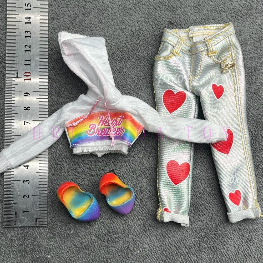 Original Gelenkige Regenbogen Mittelschule Schleim Puppe Große Schwester Modekleid Mädchen Feiertagsgeschenk Spielzeug