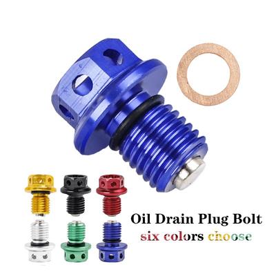M12x1.5 Magnetic Engine Oil Drain Plug and Washer Gasket For Honda CRF XR Z50 CR80 50cc 90/110/125/140/150CC Pit Dirt Bike Motor