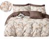 Warm Flannel Bedding 140x200 + Polish Pillowcase, Leaves, Flowers
