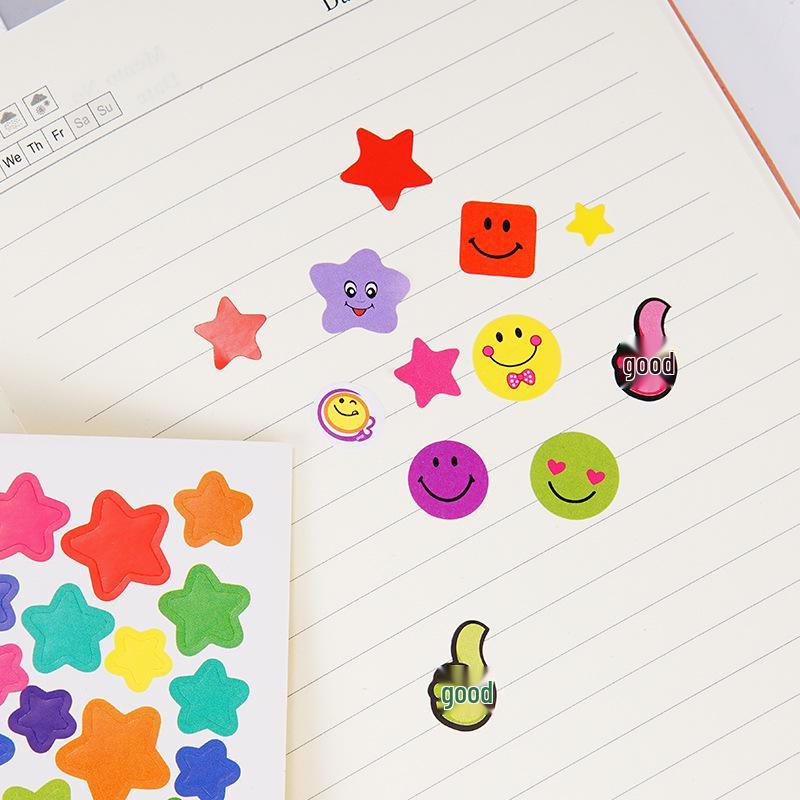 Custom Cute Cartoon Reward Stickers for Kindergarten Teachers