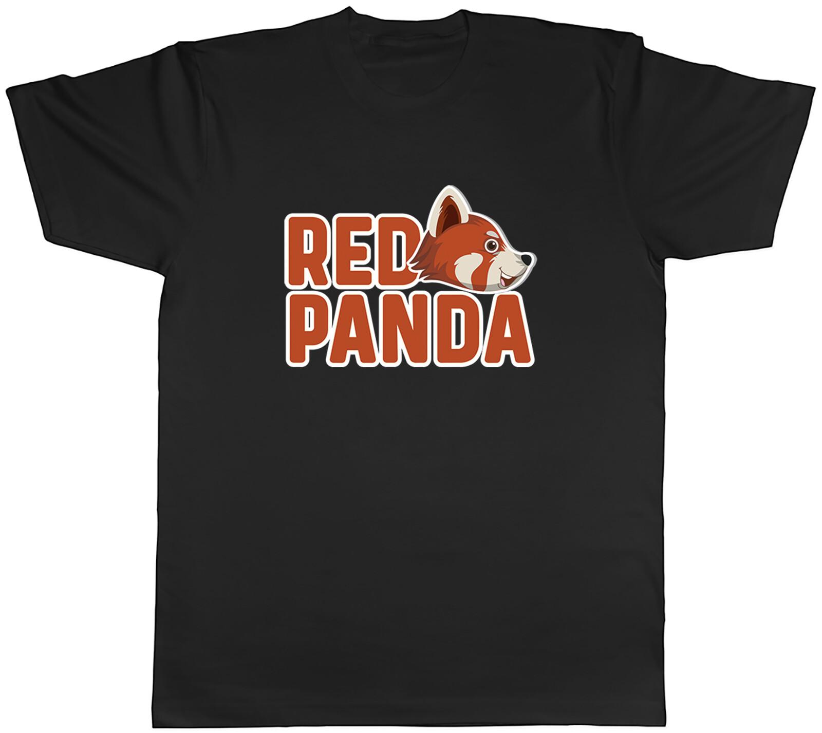 Red Panda Face Mens T-Shirt Bamboo Ailurus Fulgens Unisex Tee Gift XXXXL