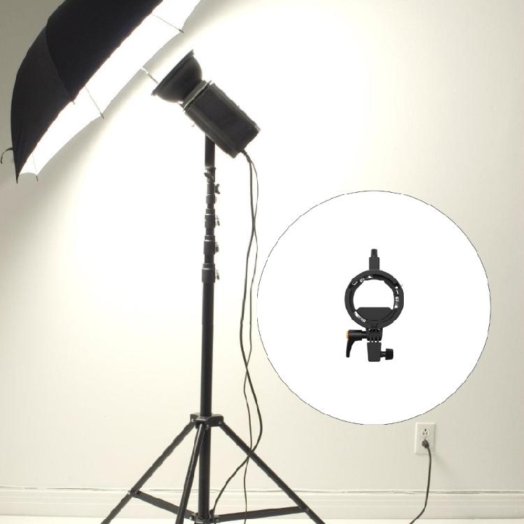 Durability Speedlight Mounting Bracket With Continuous Rotation Adjustment For F1250,F1200,TR950II Creative Lighting Set