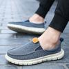 New Versatile Loafers Breathable Men Canvas Shoes Slip On Loafers Men Comfty Casual Men Shoes Lightweight  Outdoor Daily Routine