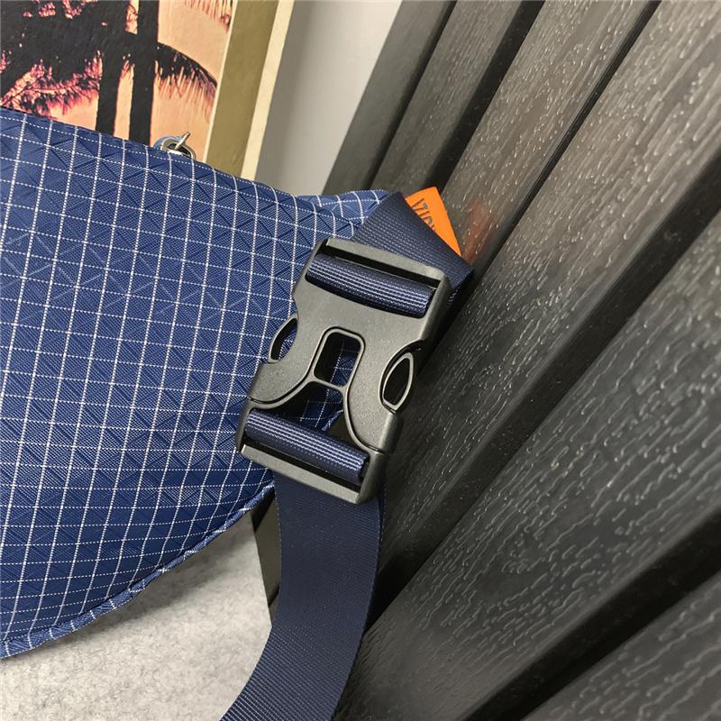 Waterproof Nylon Sling Bag for Unisex Multiple Pockets Outdoor Travel Waist Pack