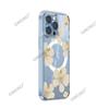Einfache Blume Handyhülle iPhone17 Premium MagSafe magnetisch transparent Handyhülle Apple 15Pro