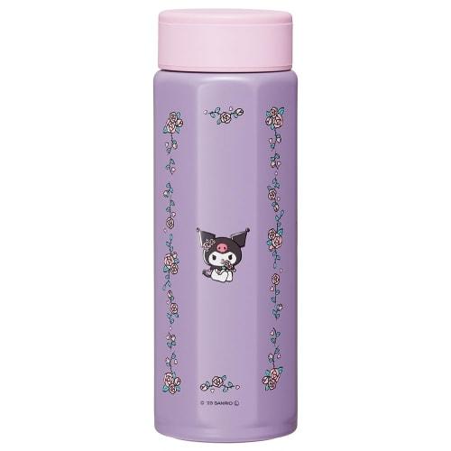 Skater Stainless Steel Mug Bottle 500ml Easy to Hold Octagonal Thermal/Cold Water Bottle Kuromi Flower Retro Sanrio STO5-A