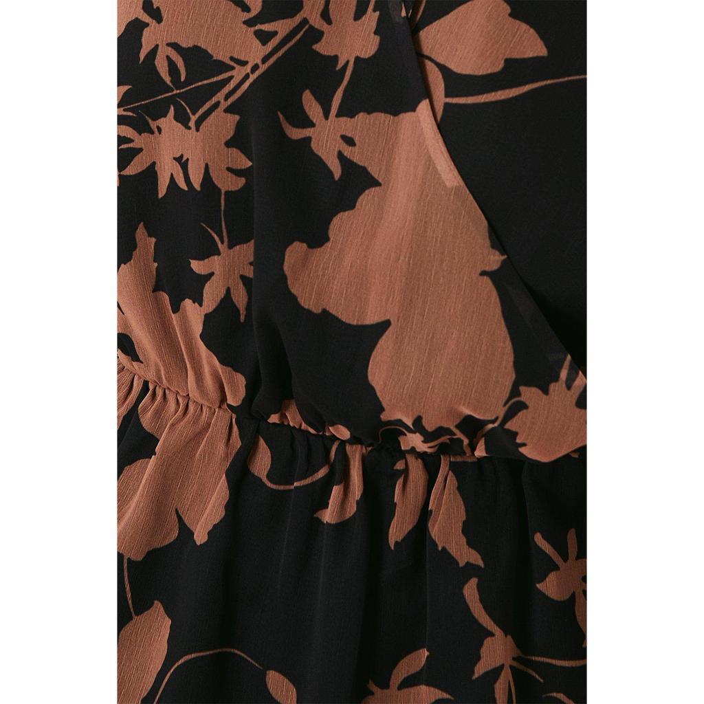 Principles Womens/Ladies Floral Mock Wrap Petite Top