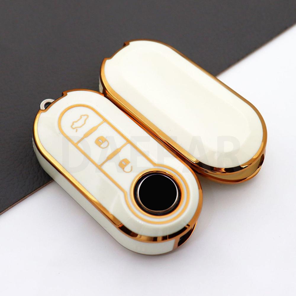 For Fiat 500 Ducato Panda 500L Punto Lancia Musa For Citroen Jumper For Peugeot TPU Car Remote Key Case Cover Shell Fob Boxer