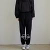 GOXO Jogger Pants Black Hooksl Heart