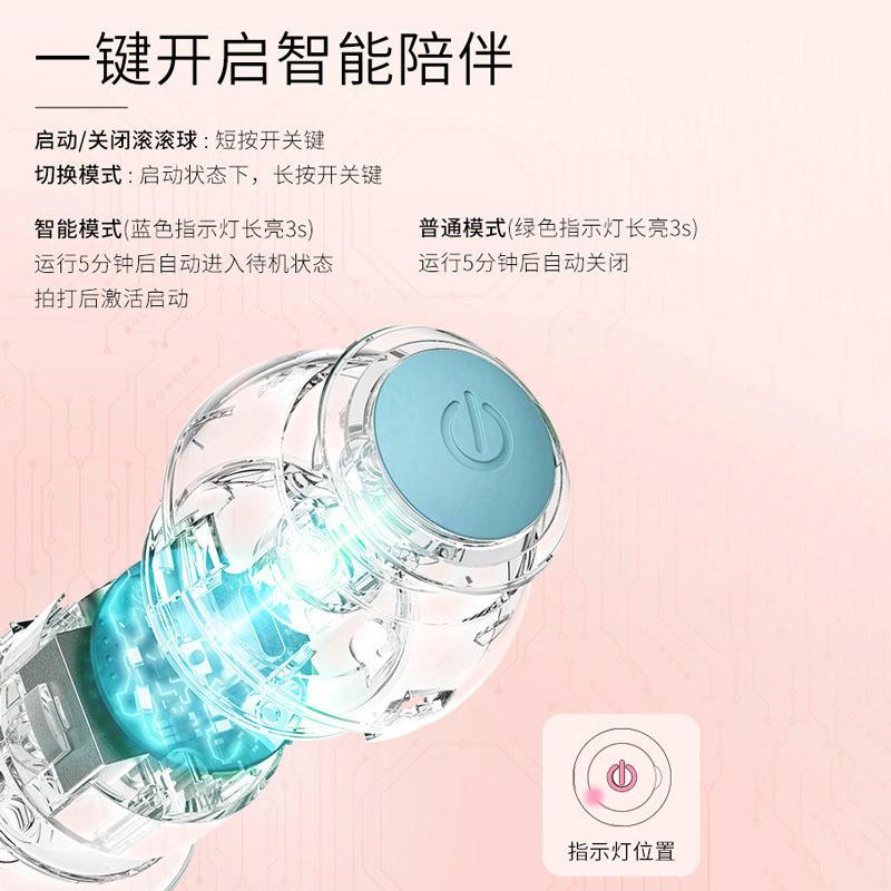 Electric Automatic Gravity Rolling Ball Interactive Pet Toy For Cat Self Play