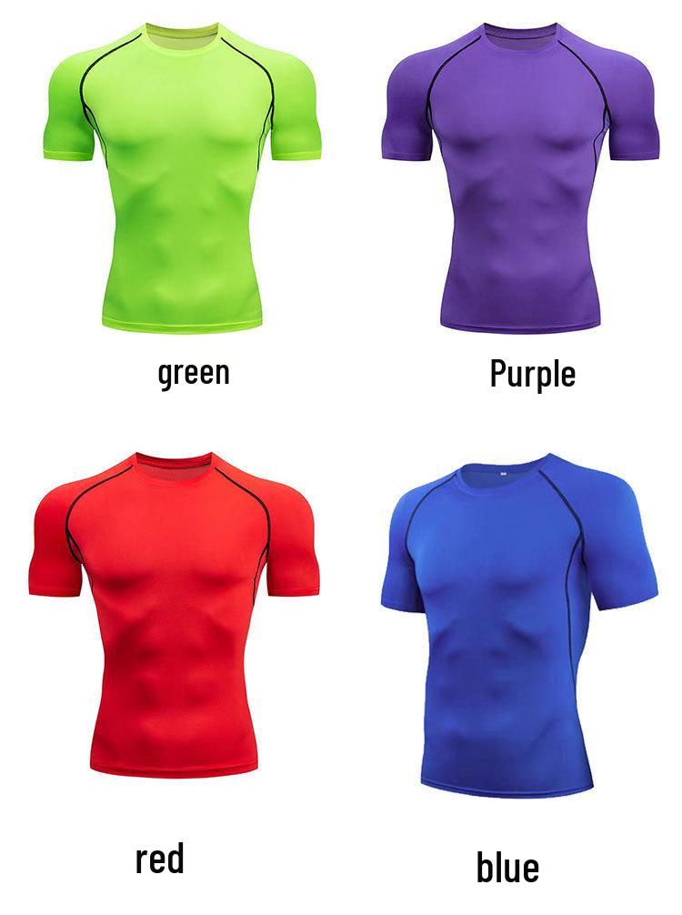 Men's Quick-Dry Breathable Short Sleeve Sports T-Shirt