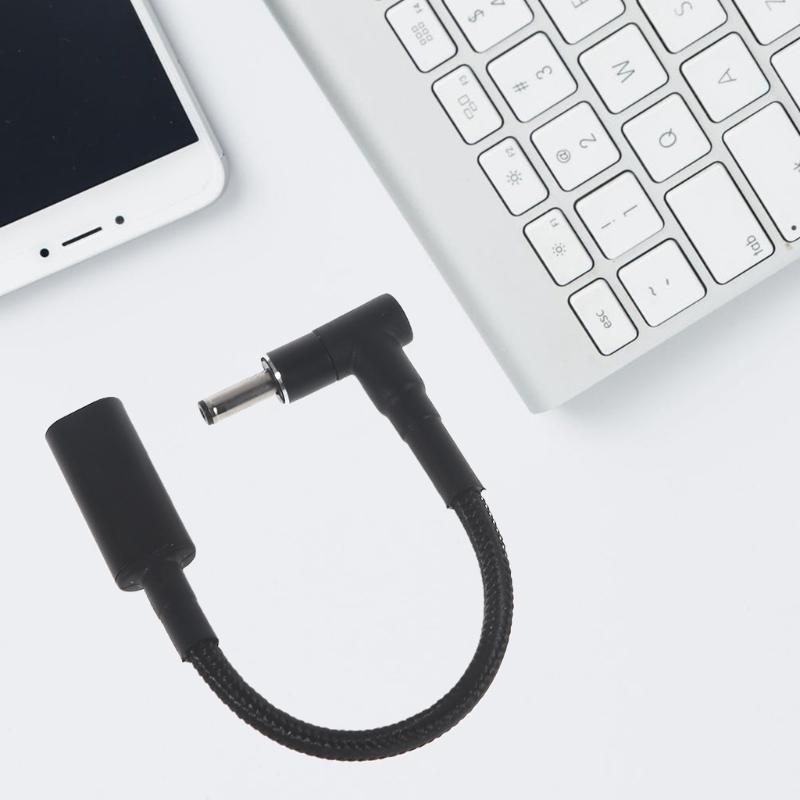 PD 100W Type C to for DC 4.0 X1.35mm Braided Cord Support Charge Data Sync Laptop Cellphone Charging Accessories
