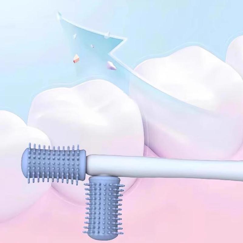Dental Teeth Gum Massager With Rubber Tip And Permanent Handle Gingival Periodontitis Treatment Periodontal Gum