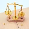 1/12 Scale Realistic Antique Balance Scale Wood & Alloy Build Miniature Dollhouses Furniture