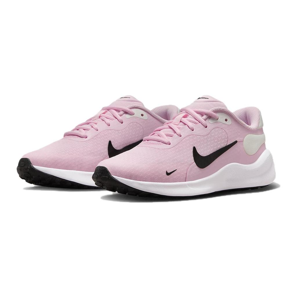 Nike Revolution 7 GS Pink Foam Black Kids Sneakers Summit-White White FB7689-600