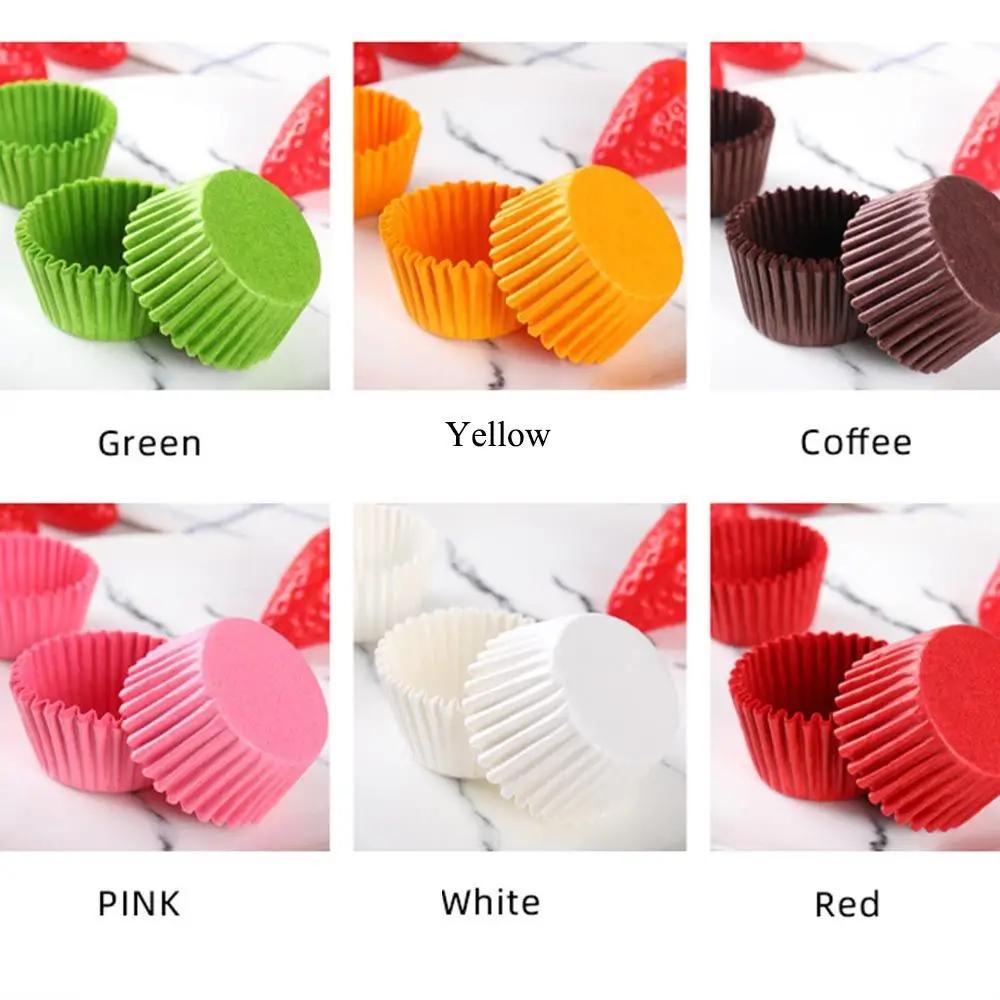 500/1000PCS Tray Pastry Tools Baking Cup Cake Liner Muffin Cases Cupcake Wrappers Chocolate Paper Liners Cake Paper Cups