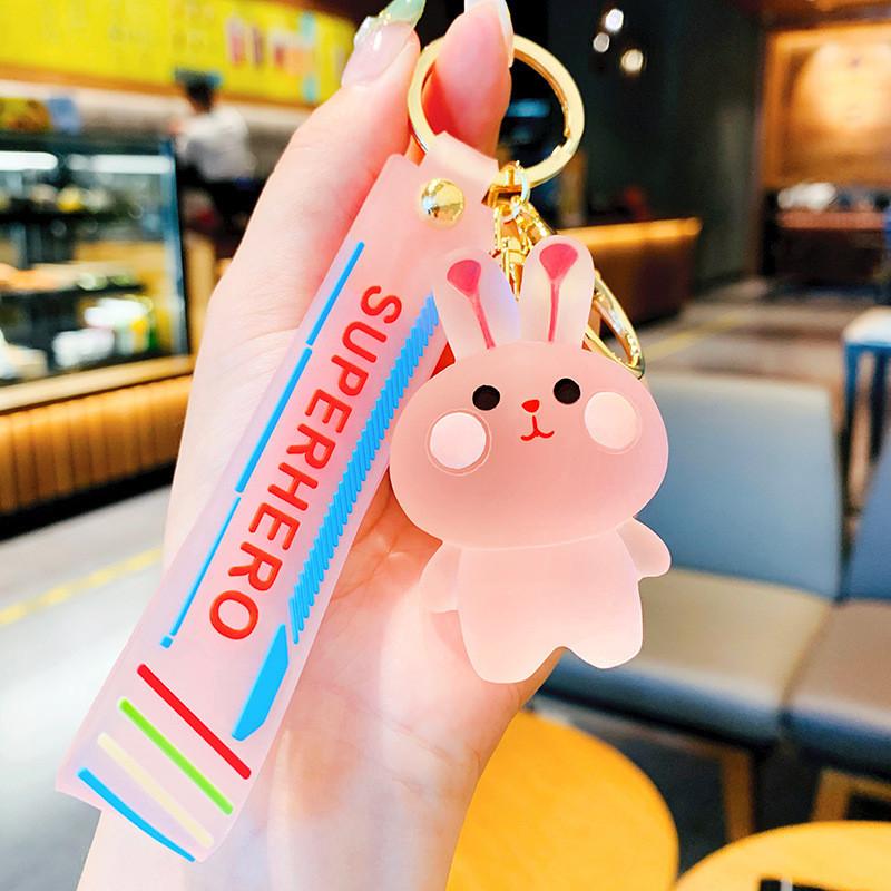 

Силіконовий брелок Ведмедик-метелик Барвистий і милий Міцна смола Ідеально підходить для сумок Blush Rabbit