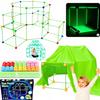 Glowing Set For Building Base Houses Straws Tent Construction Set