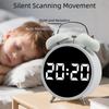 With LED Screen Alarm Clock Extra Large Sound Children Clock Creative Number Clock