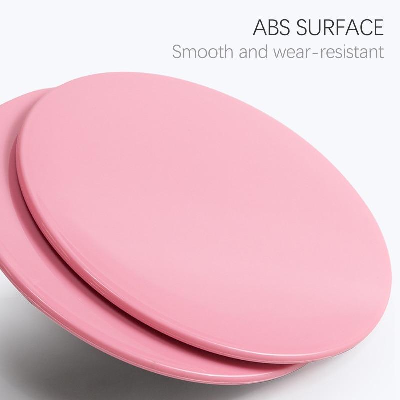2pcs Sliding Gliding Fitness Discs Abdominal Exercise Sliding Plate Pilates Yoga Gym Abdominal Core Training Exercise Equipment