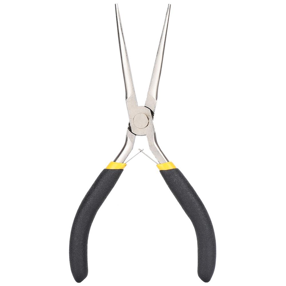 Carbon Steel Long Flat Nose Pliers Small Size Mini Pliers Needle Nose Pliers  Small Object Gripping