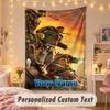 Custom Personalized Tapestry,Teenage Mutant Ninja Turtles Print Custom Name Text Wall Art Hanging for Bedroom