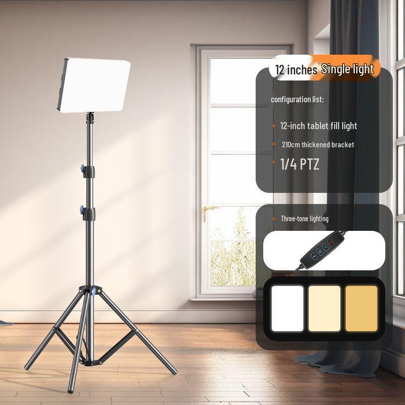 LED Fill Light: Professional Panel for Streamers & Photographers - Perfect for Live Streaming, Beauty Shots, and Indoor Photography.