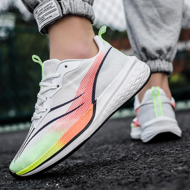 YRZL Men's Casual Running Sports Shoes Lightweight Breathable Fashion Mesh Sneakers Man Non Slip Running Shoes for Men Sneakers