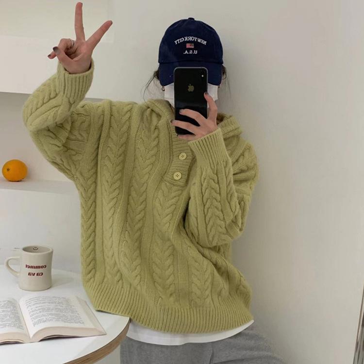 

Женская одежда, новый модный свитер с капюшоном, женские винтажные шорты, вязаный свитер, куртка для женщин, осенне-зимние свитера