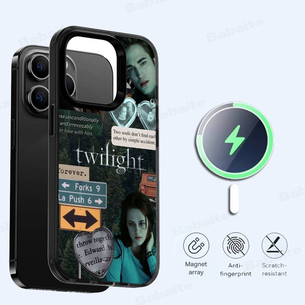 TV Twilight Isabella Edward Cullen For Phone Case For IPhone 17 16 15 14 13 12 11 Pro Max For Wireless Charger Cover